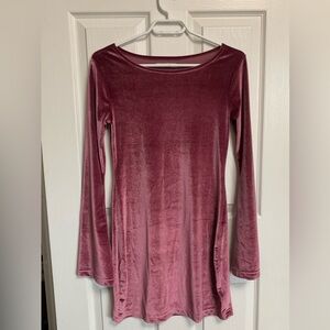NWOT velvet mini dress